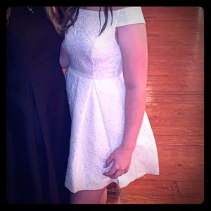 Akira Chicago Black Label white cocktail dress